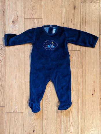Pyjama velours Absorba - 6 mois