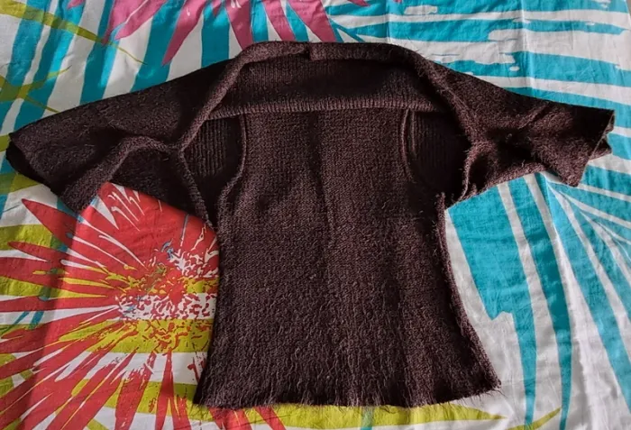 Pull marron - photo numéro 3