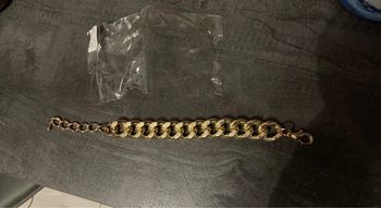 Bracelet gourmette doré