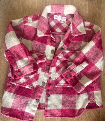 Veste fille Zara 4 ans fushia 