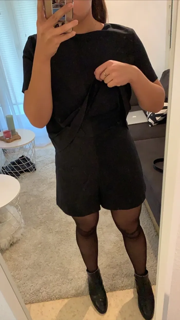 Combishort noir (Zara) - photo numéro 2