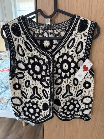 Gilet en macramé