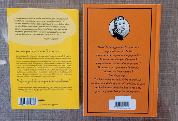 Lot 2 livres neufs sur les mères parfaites - photo numéro 2