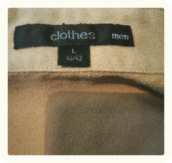 Haut manches longues effet velours Homme H&M Taille 40 L - photo numéro 4