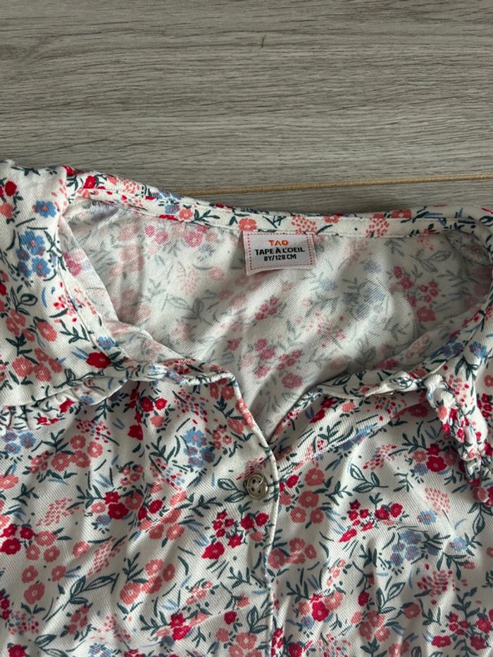 Chemise fleurie 8 ans - photo numéro 2