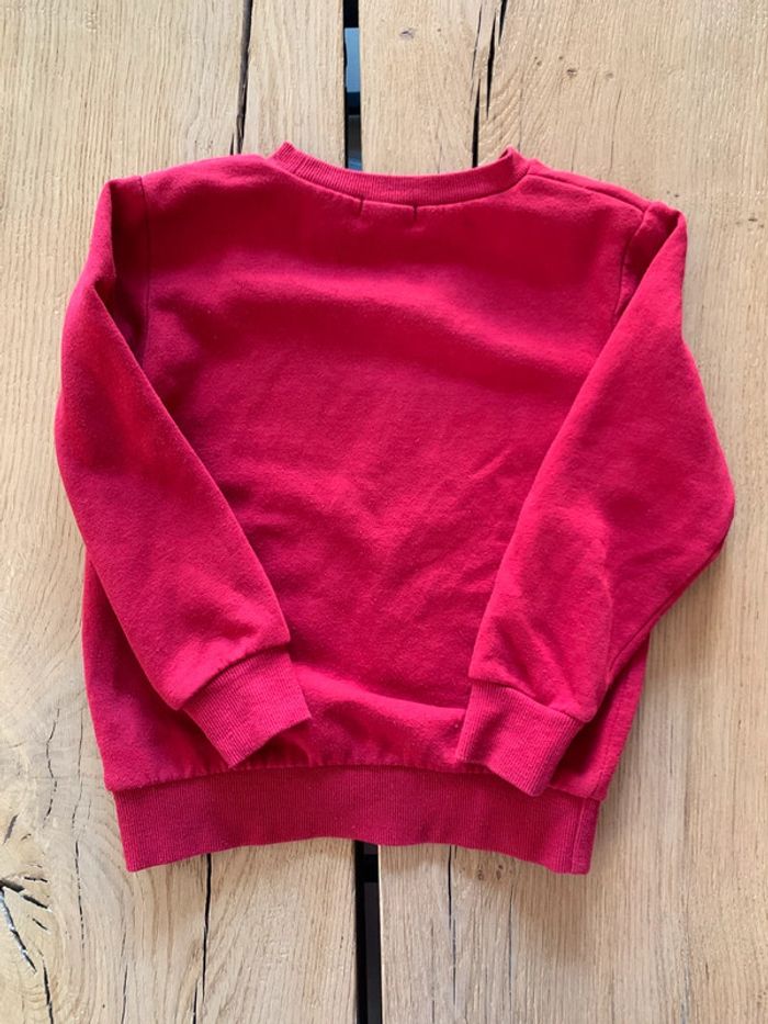 Pull ou sweat rouge I’m busy garçon 5 ans In Extenso - photo numéro 2