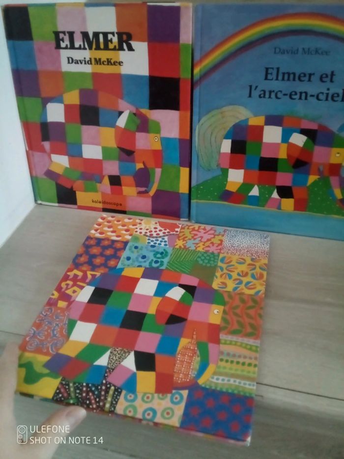 Lot de 3 livres Elmer David McKee - photo numéro 2