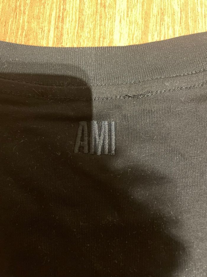 T-shirt Ami Paris noir – taille M - photo numéro 6