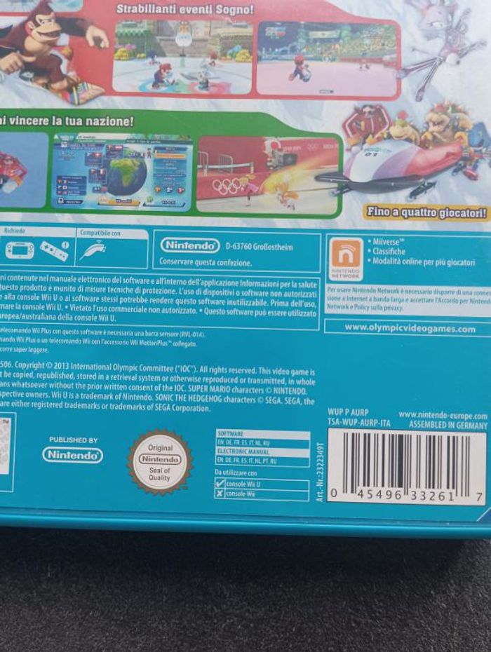 Nintendo - WiiU -  Mario & Sonic aux Jeux olympiques d'hiver de Sotchi 2014 - photo numéro 3
