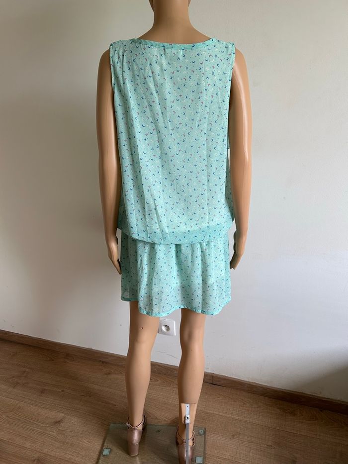 Robe turquoise sans manches Molly Bracken taille unique jamais portée - photo numéro 6