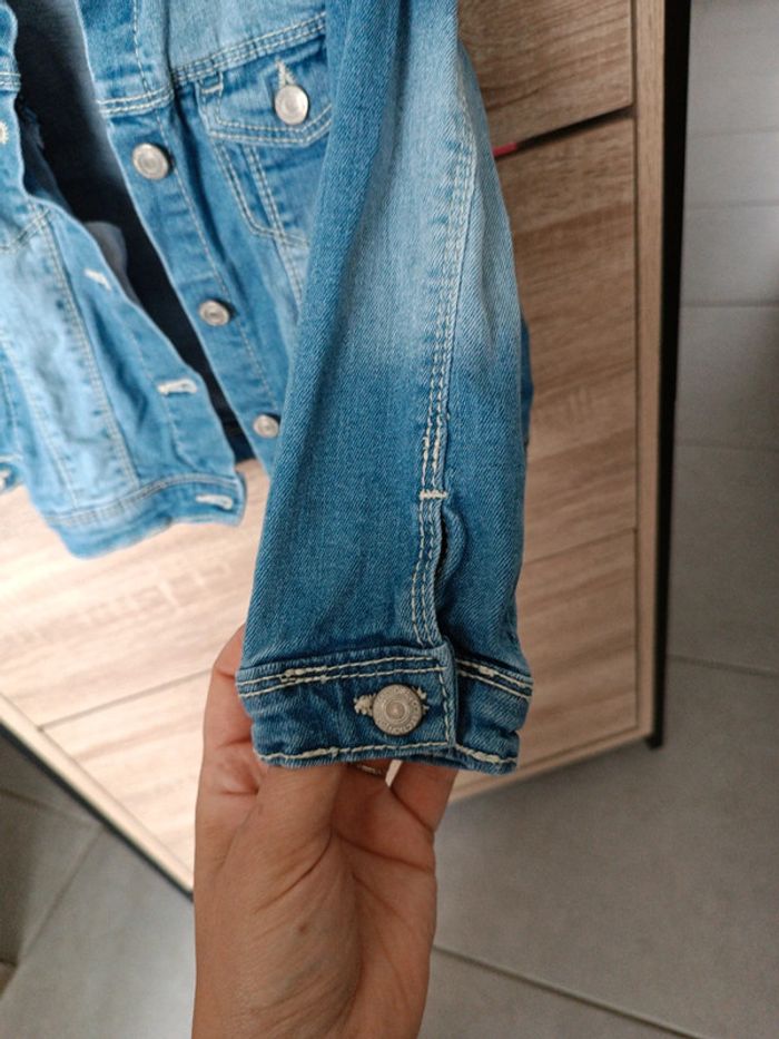 Veste en jean fille 4 ans - photo numéro 4