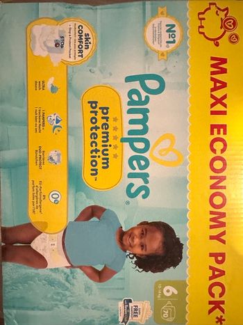 Couche Pampers premium protection taille 56