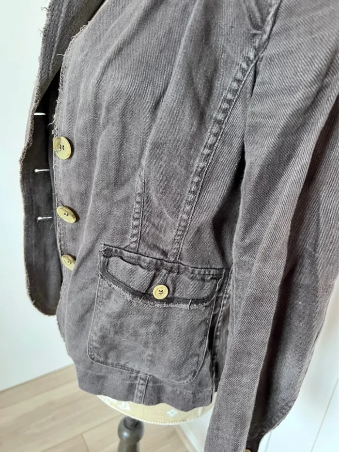 Veste taille 38 en lin - photo numéro 4