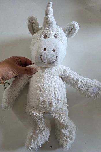 Peluche Licorne blanche La Galleria