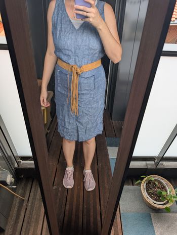 Robe bleue façon jean