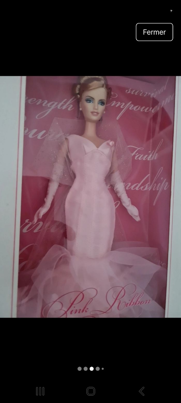 Barbie pink ribbon - photo numéro 5
