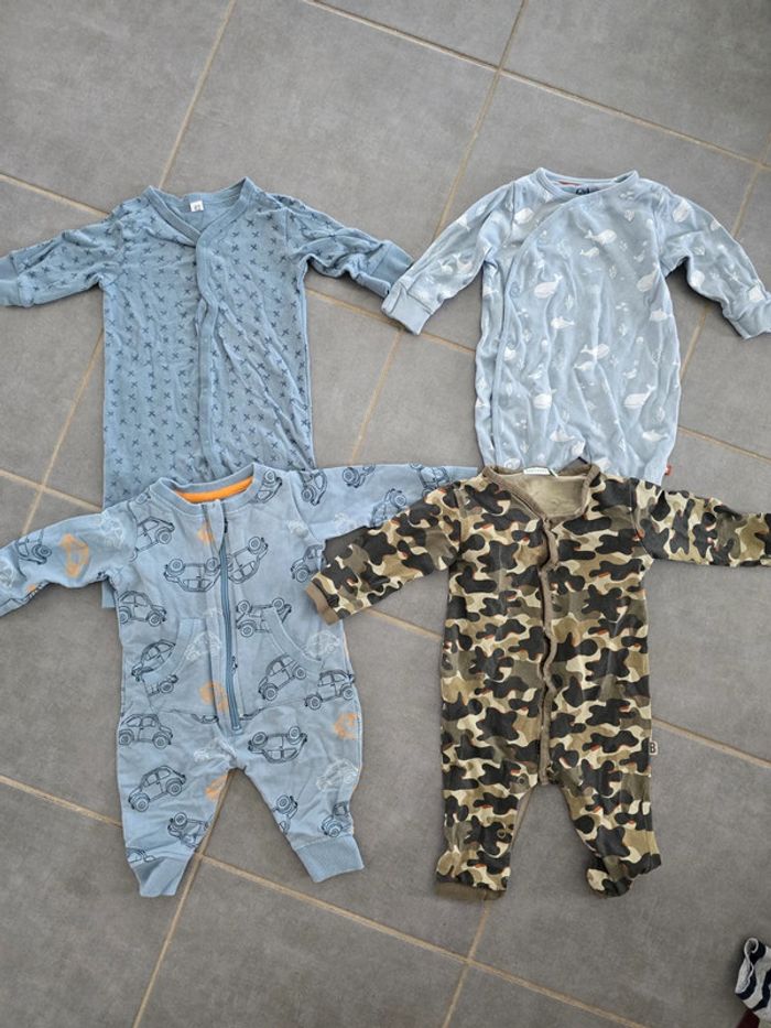 Lot de 4 pyjamas mi saison