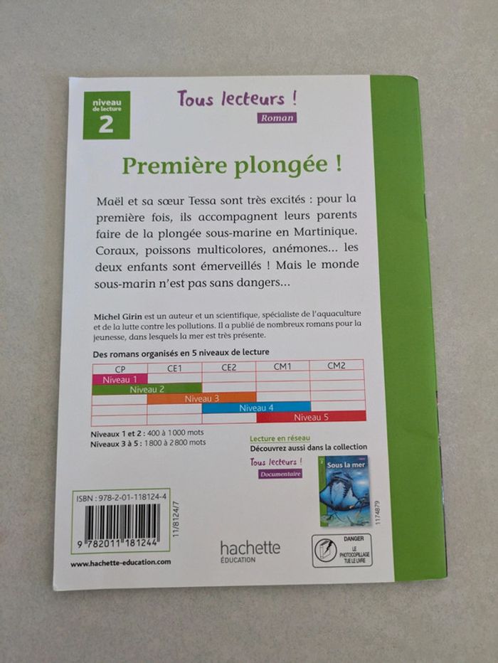 Livre collection Tous lecteurs Première plongée - photo numéro 2