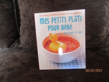Livre mes petits plats pour bébé