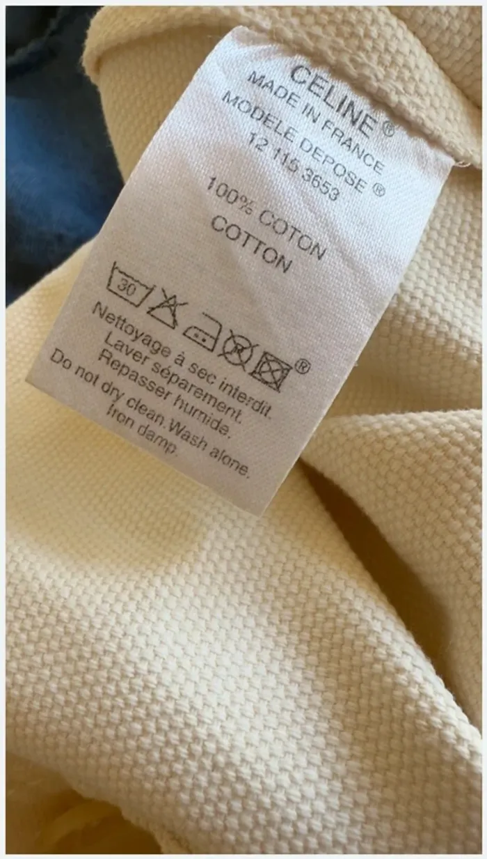 Pantalon Céline blanc crème 42 parfait état - photo numéro 10