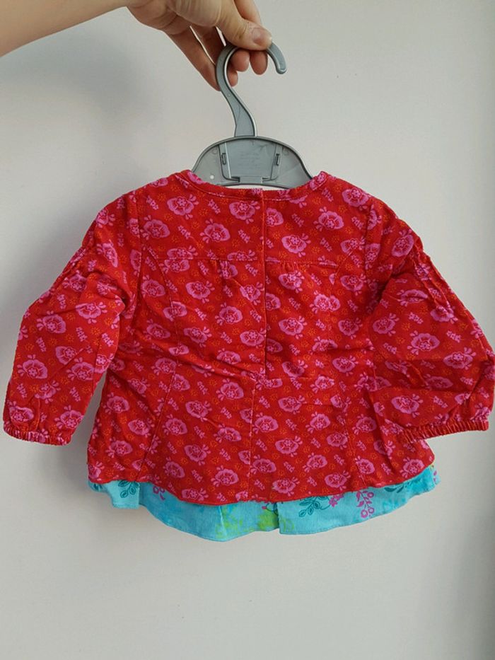 Robe velours DPAM 6 mois - photo numéro 2