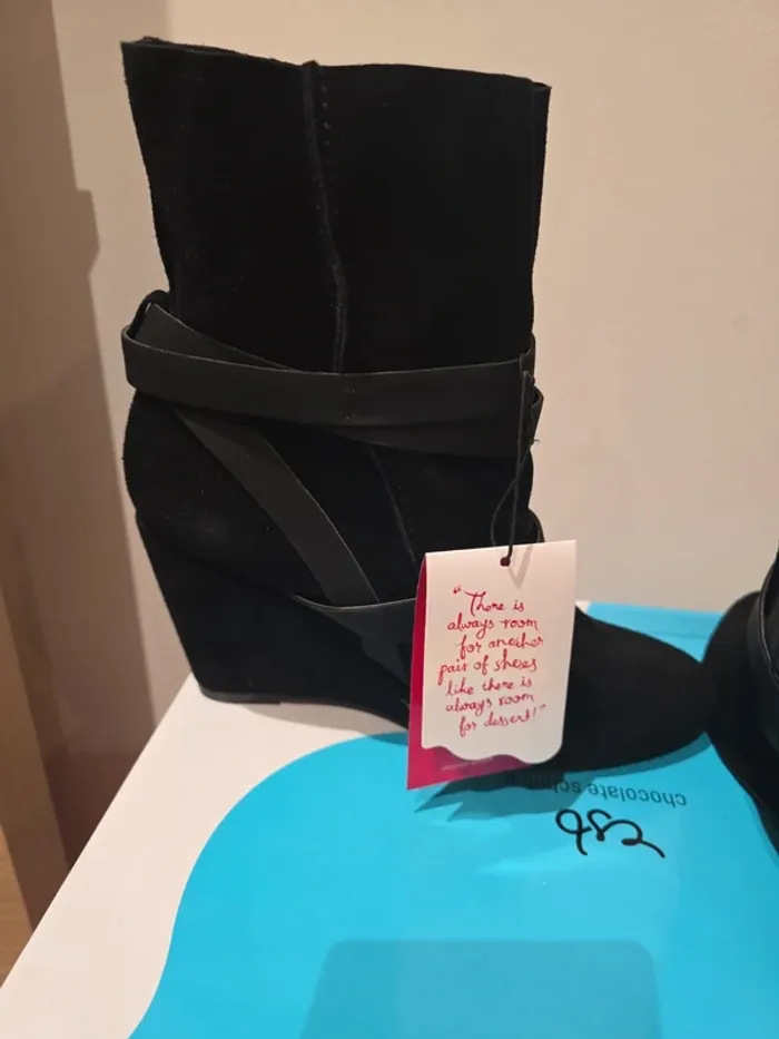 Boots noir chocolate Schubar taille 39 - photo numéro 5