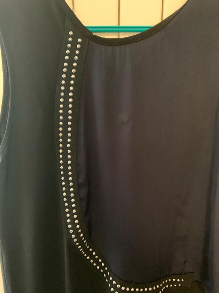 Haut Zara T 40 bleu marine - photo numéro 2