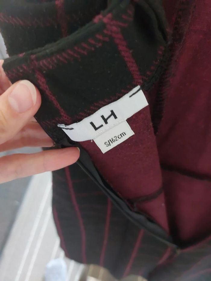 Robe tablier fille bordeaux - photo numéro 3