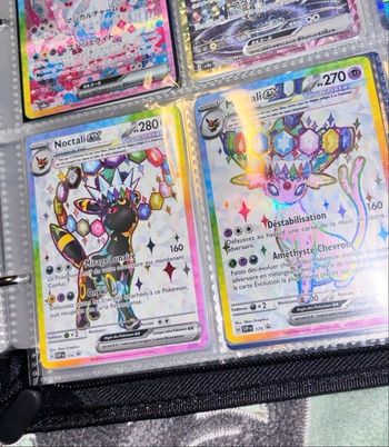 Carte Pokémon mentali et Noctali promo neuve