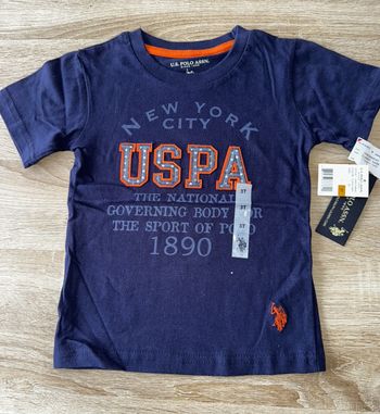 Tshirt garçon marine Ralph Lauren