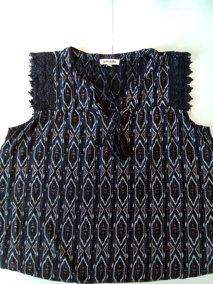 Blouse sans manche, taille 42, Grain de malice