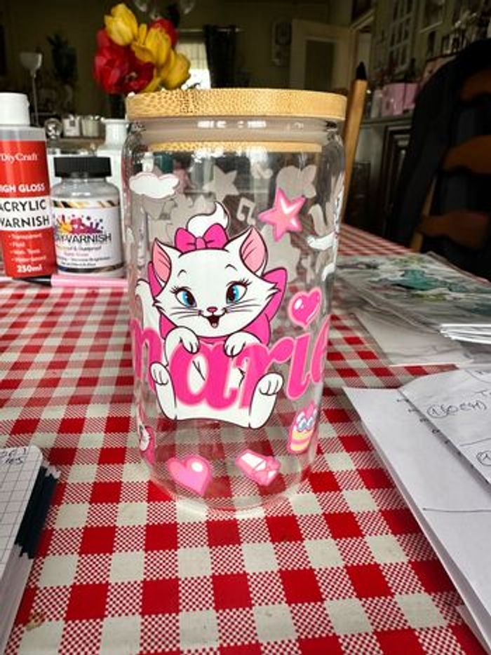Gobelet verre marie aristochats