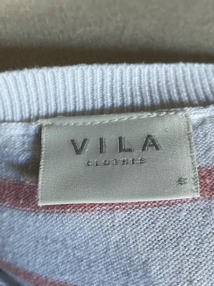 Pull marinière en mailles fines Vila - photo numéro 7