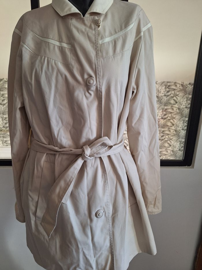 Trench beige vintage 40 - photo numéro 2