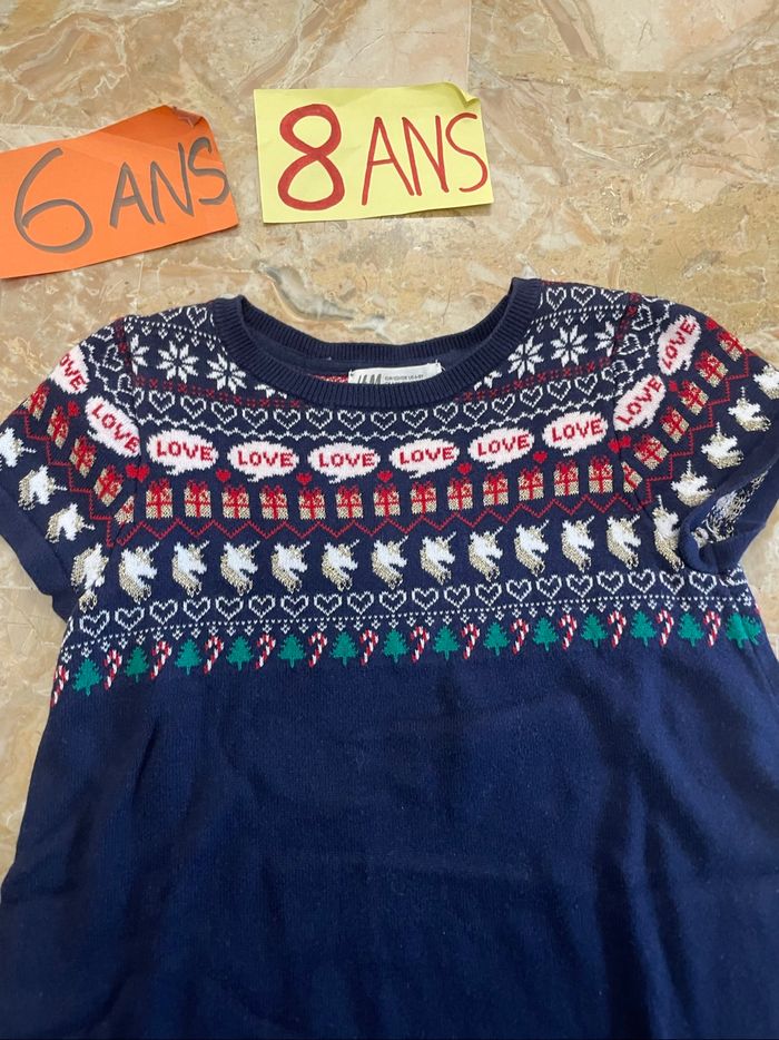 Robe pull Noël 6-8 ans - photo numéro 4