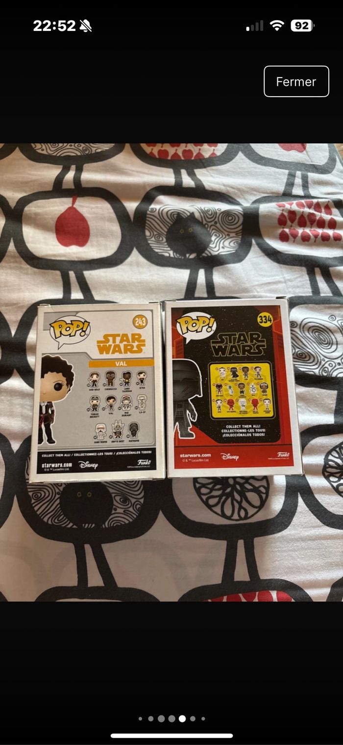 Lot 2 funkos Star Wars - photo numéro 7