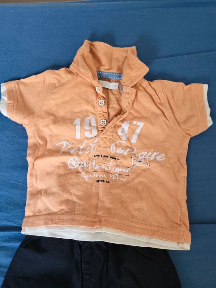 Ensemble short et t shirt gemo baby - photo numéro 2