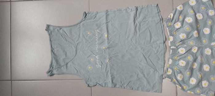 Pyjama débardeur et short M - photo numéro 2