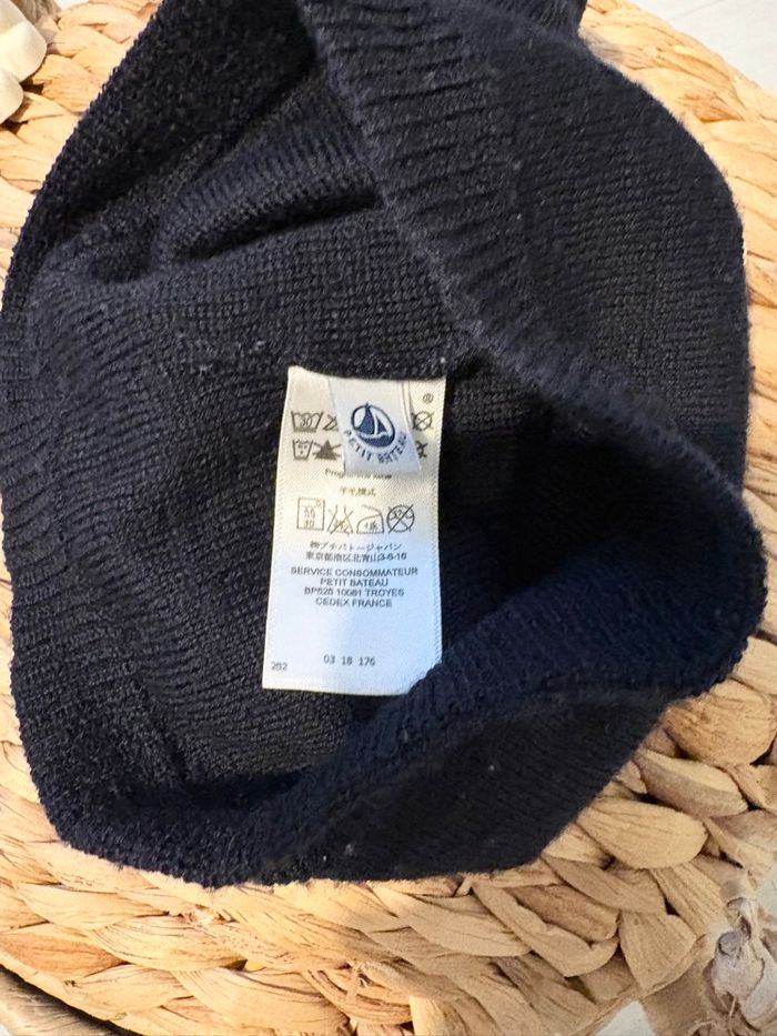 Bonnet petit ours_Petit Bateau_ T.46/49 - photo numéro 2