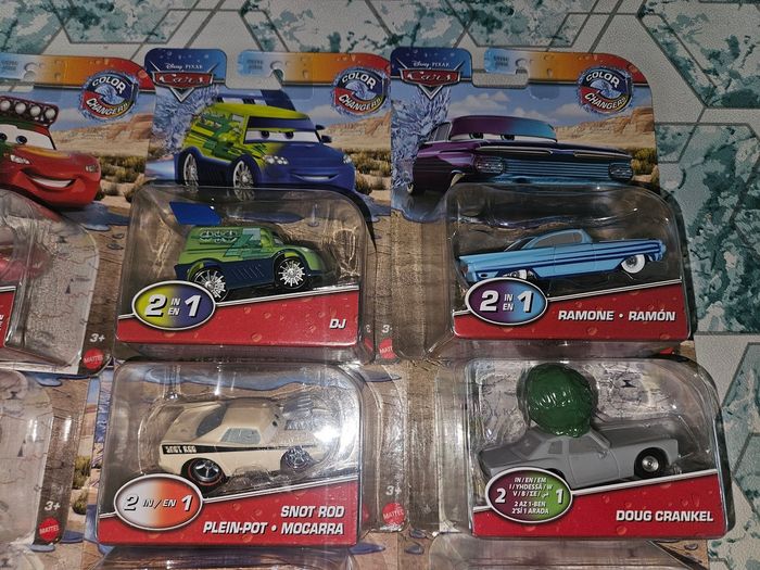 Lot Voitures mattel Disney Pixar Cars plastique neuve dual colors Disney Pixar - Color Changers - photo numéro 3