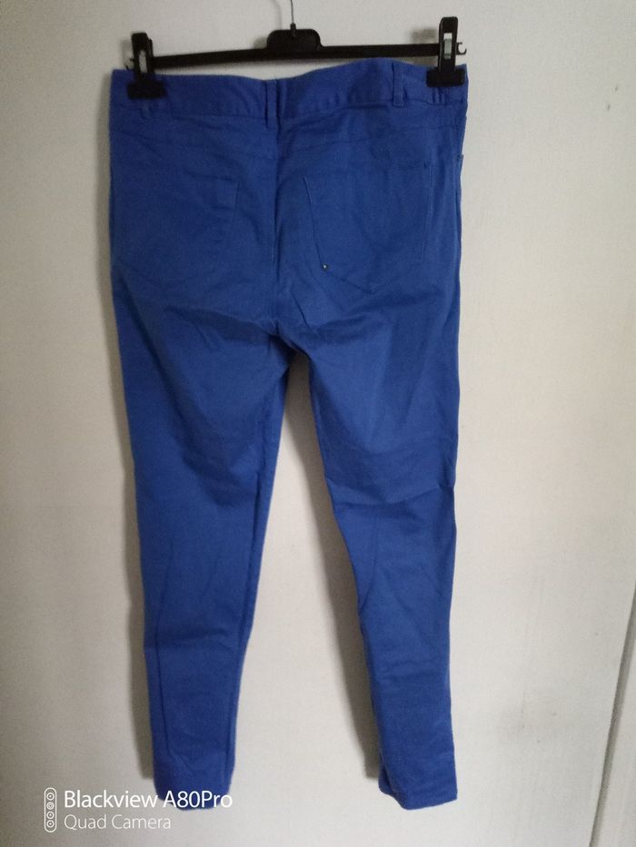 Pantalon bleu roi - photo numéro 2
