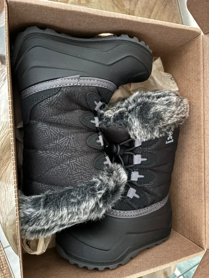 Après ski Kamik bottes neige fourrées noires - photo numéro 6