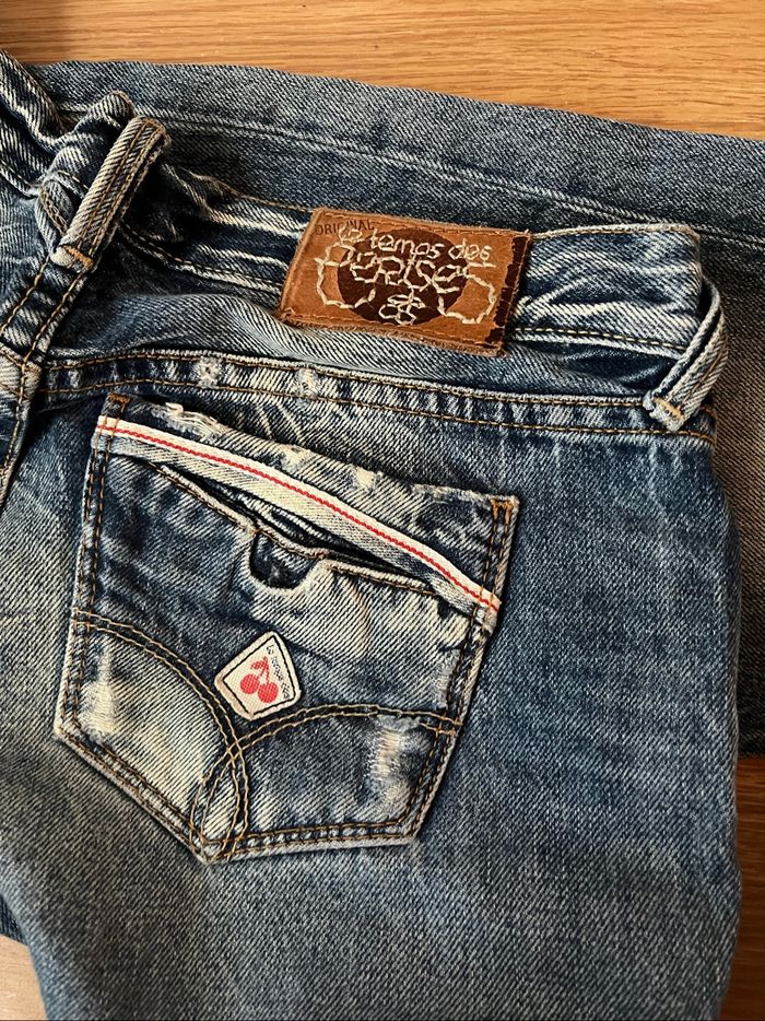 Jean bleu délavé destroy le temps des cerises T24 BE 👖 - photo numéro 3