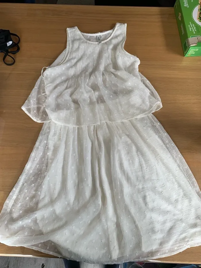 Robe blanche voile