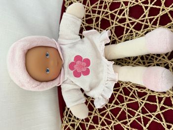 Doudou poupée bébé Mademoiselle rose COROLLE