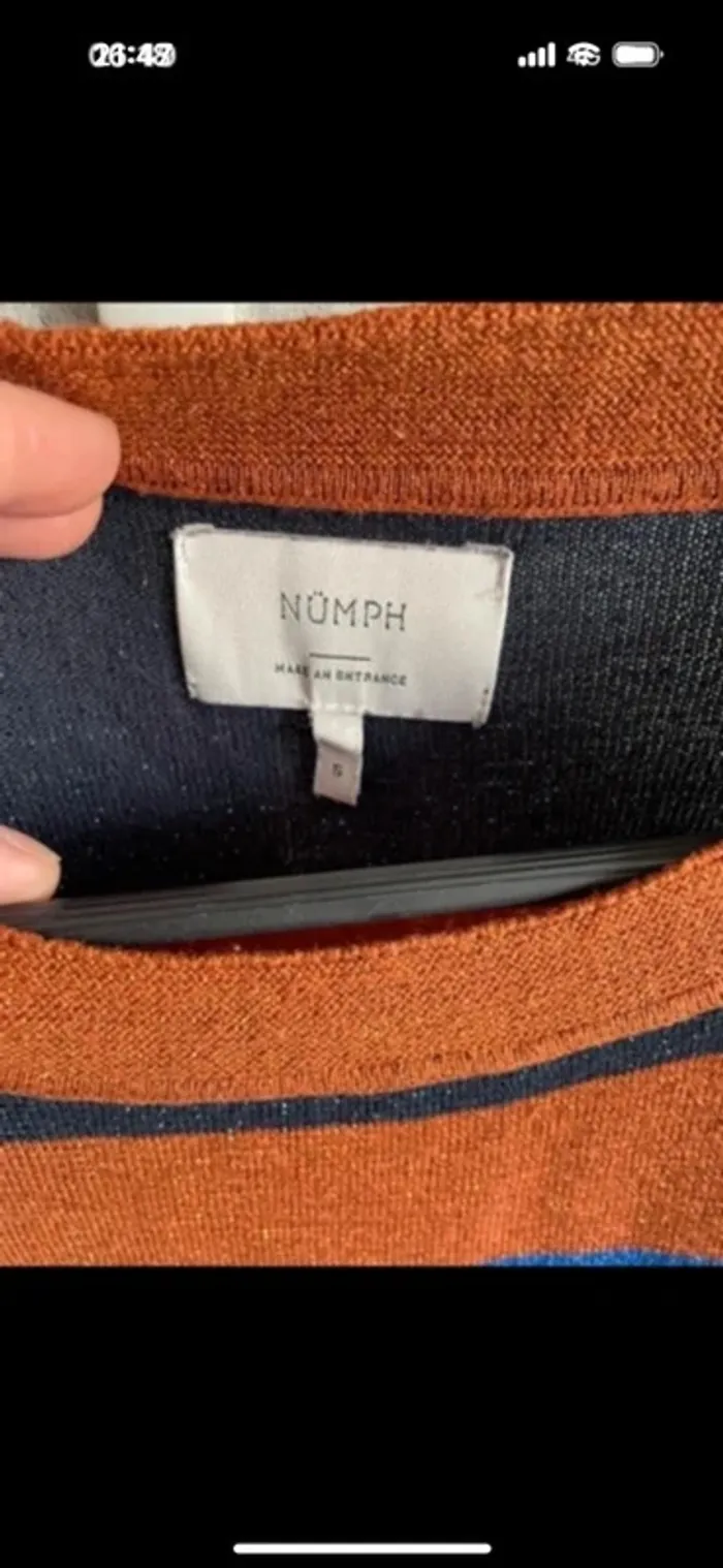 Pull Tee-shirt Nümph taille S - photo numéro 2