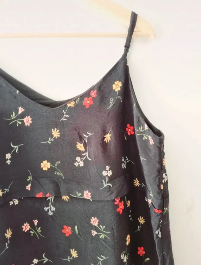 Robe longue été fleurie fendue