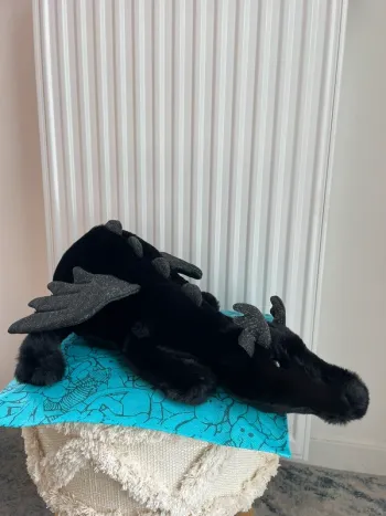 Peluche Jellycat Onyx Dragon Large 🐉🖤