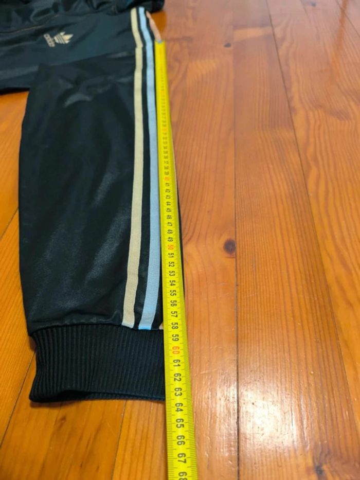 Veste Adidas - Chile 62 - Logo brodé - Noir, doré, abricot - Taille L - photo numéro 10