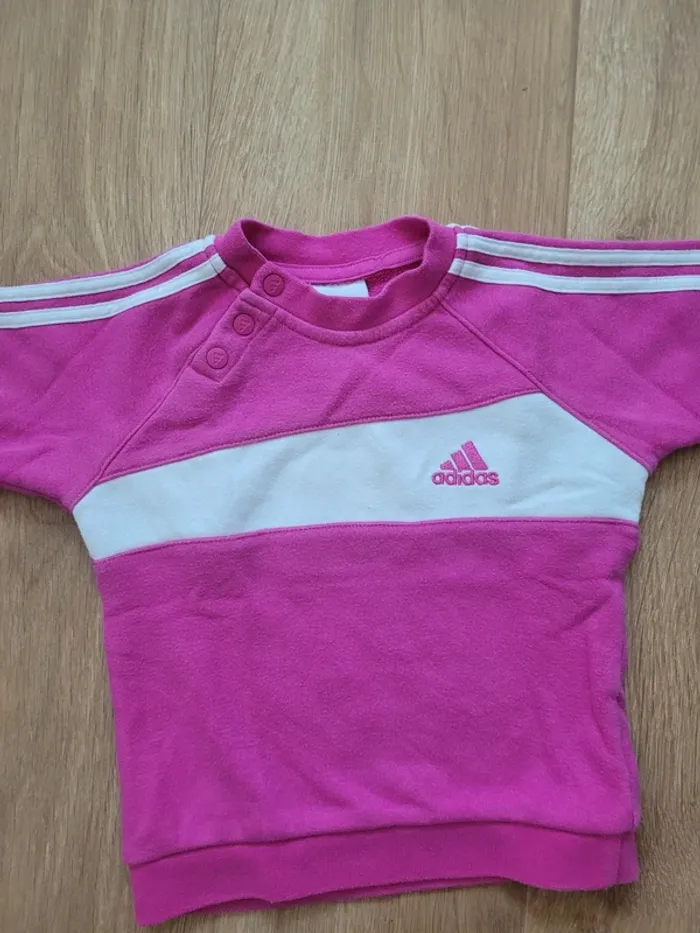 Ensemble 2 pièces survêtement Adidas 6 mois - photo numéro 2